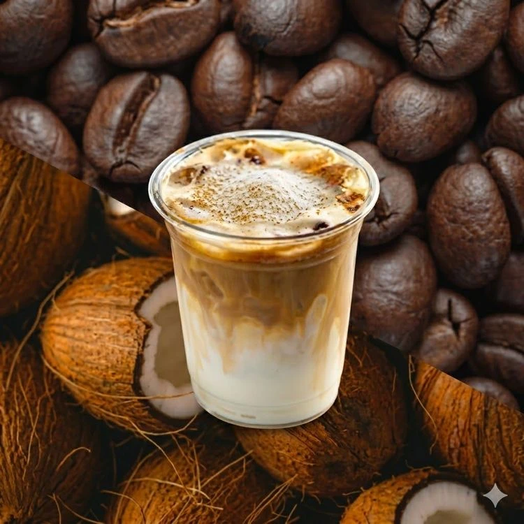 Cà phê sữa dừa